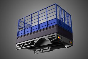 DARK BLUE ANIMAL ENCLOSURE CAGE LIVESTOCK CATTLE COW PICKUP CAR TRUCK PEN TYPE 8
