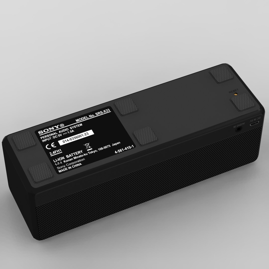 sony srs-x33 black bluetooth max