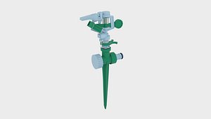 3d model kingfisher impulse garden sprinkler