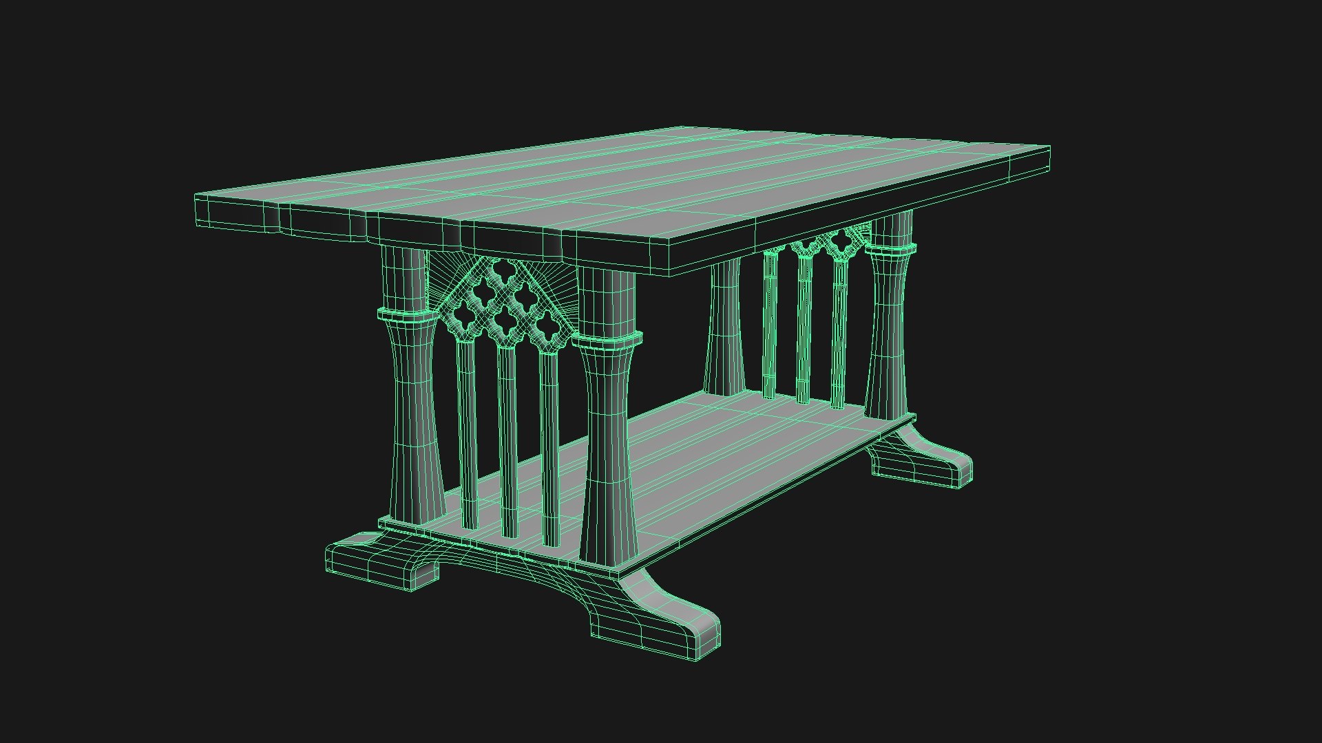 maya heavy wooden table