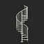 c4d spiral staircase