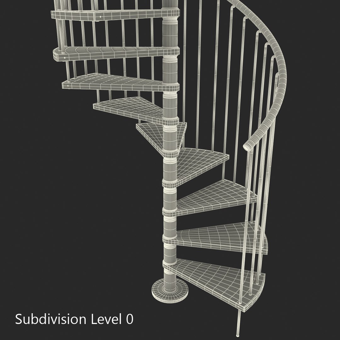 C4d Spiral Staircase