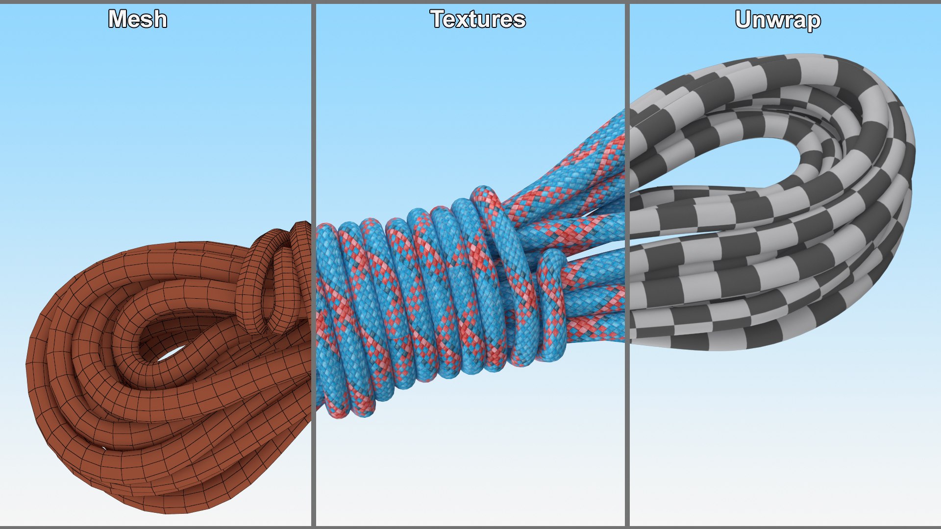 3D model Nylon Climbing Rope - TurboSquid 2037609