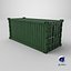 Грузовой контейнер Green PBR текстуры