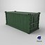 Грузовой контейнер Green PBR текстуры