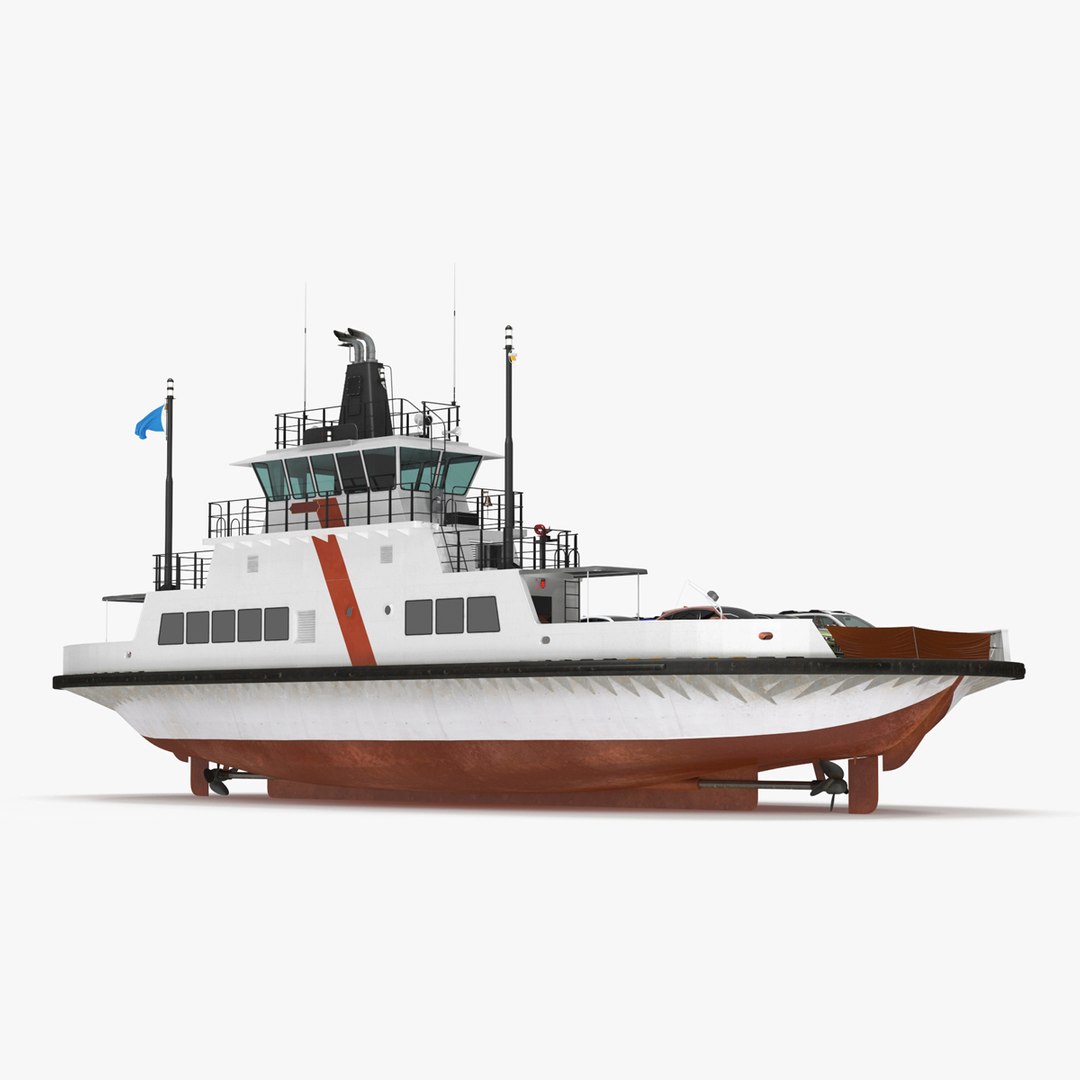 Ferry Ship with Brand Vehicles