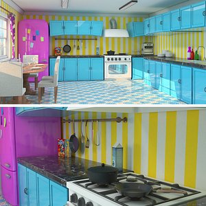 Cartoon Kitchen model