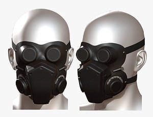 helmet mask 3D model