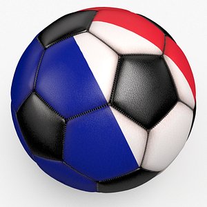 soccerball pro ball black 3d model