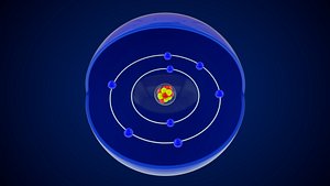 Oxygen Atom 3D model