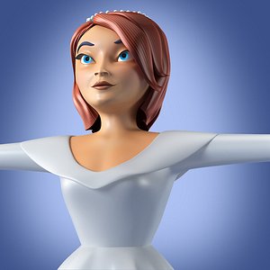 3d max bride fiancee girl