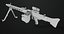 Machine Gun 08 Silver Todas as texturas PBR Unity UE