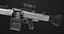 Machine Gun 08 Silver Todas as texturas PBR Unity UE