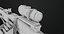 Machine Gun 08 Silver Todas as texturas PBR Unity UE