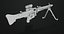 Machine Gun 08 Silver Todas as texturas PBR Unity UE