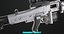 Machine Gun 08 Silver Todas as texturas PBR Unity UE