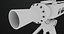 Machine Gun 08 Silver Todas as texturas PBR Unity UE