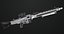 Machine Gun 08 Silver Todas as texturas PBR Unity UE