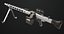 Machine Gun 08 Silver Todas as texturas PBR Unity UE