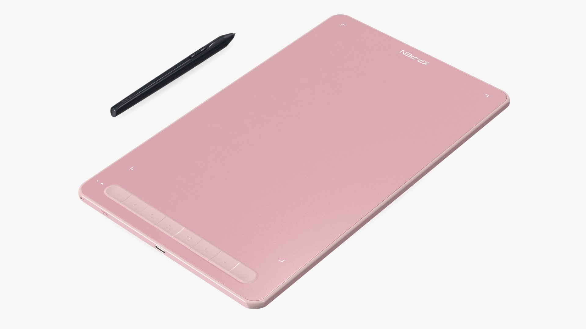 Graphic Drawing Tablet XP-Pen Deco Pink 3D model preview