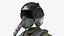 Military Pilot Flight Suit with Helmet Green
