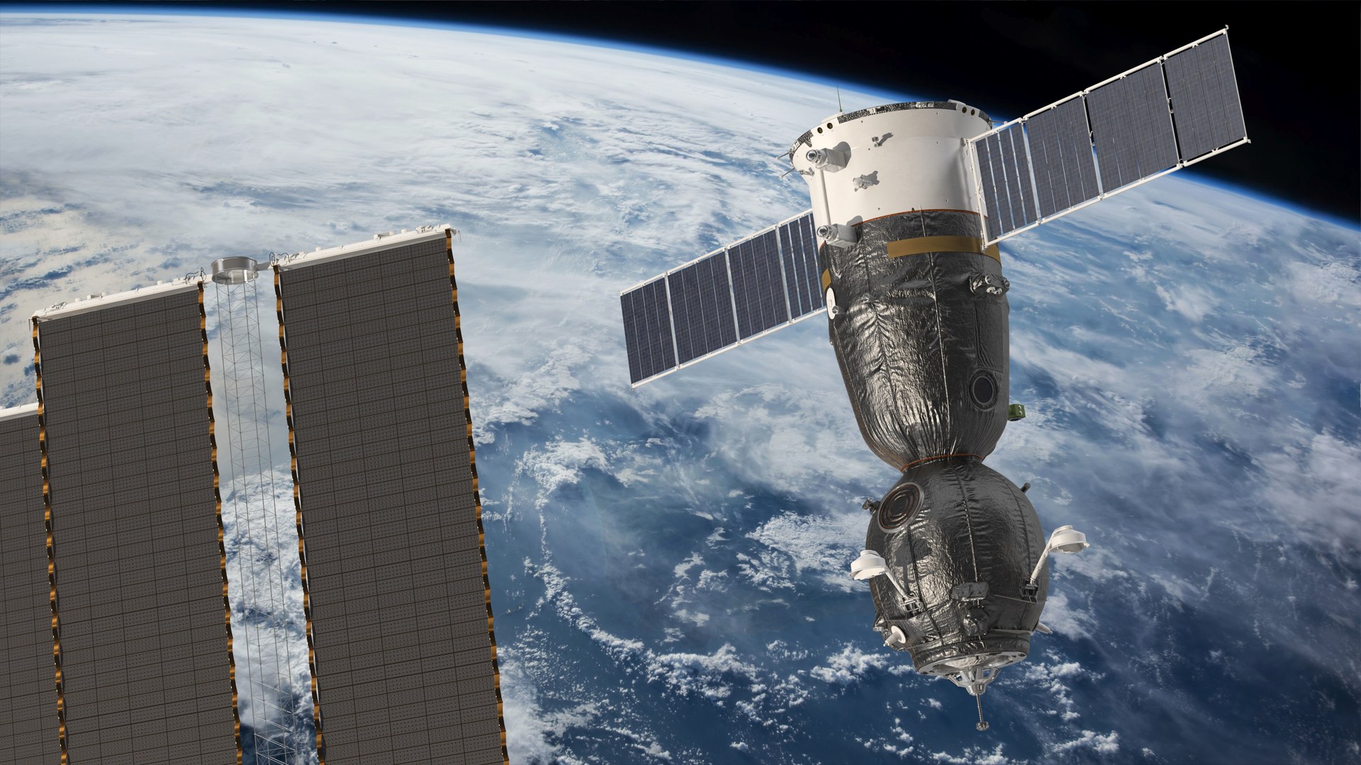 International Space Station Habitable Artificial Satellite 3D https://p.turbosquid.com/ts-thumb/s8/WhTYLi/5V/internationalspacestationhabitableartificialsatellite3dmodel027/jpg/1644500485/1920x1080/fit_q87/8c2f5698c55ed3773f3b1d43c75e3b74452955b0/internationalspacestationhabitableartificialsatellite3dmodel027.jpg