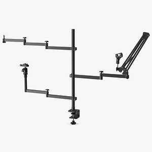 Multifunction Boom Arm Desk Mount Stand