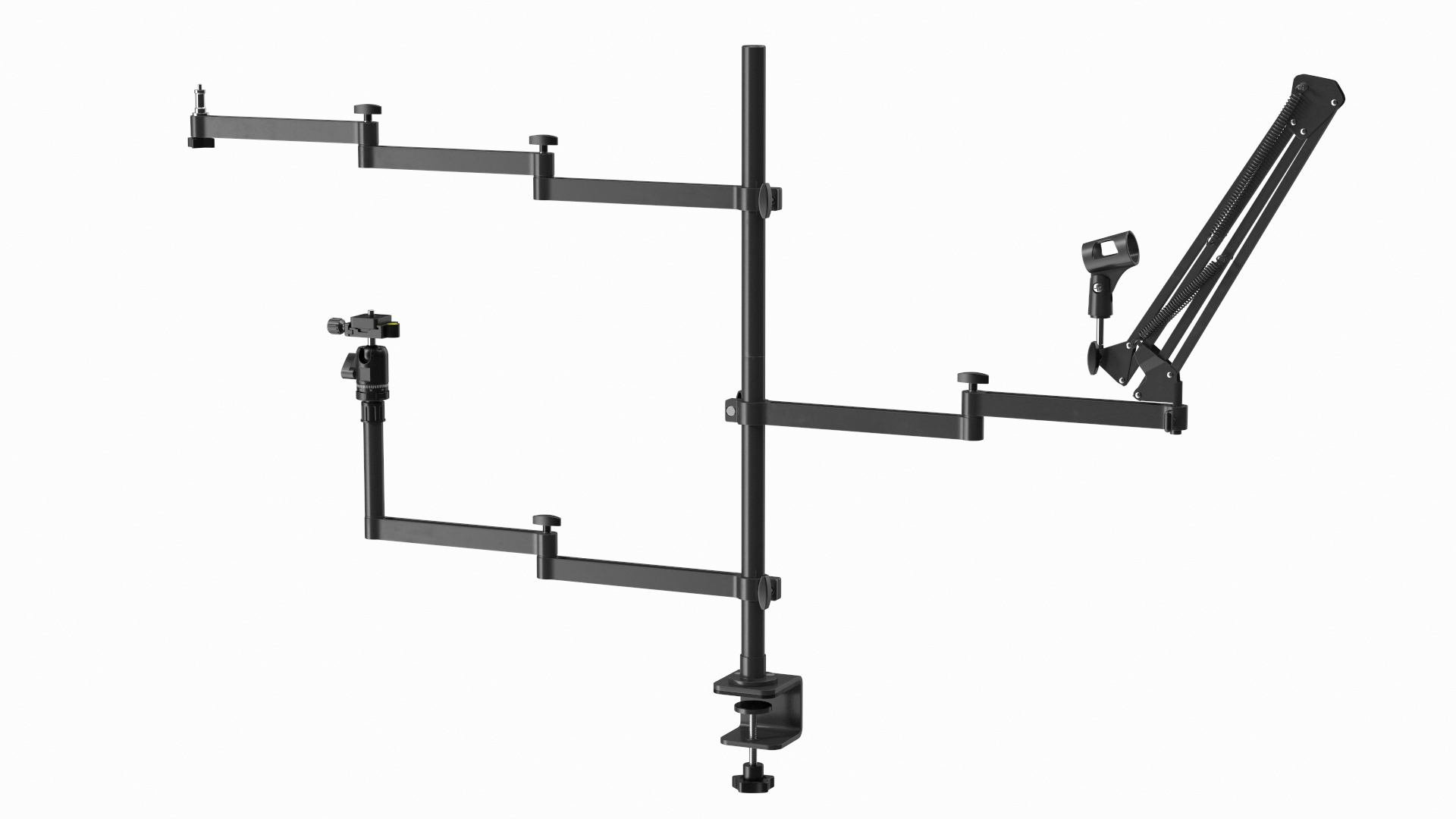 Multifunction Boom Arm Desk Mount Stand 3D Model TurboSquid 1993708