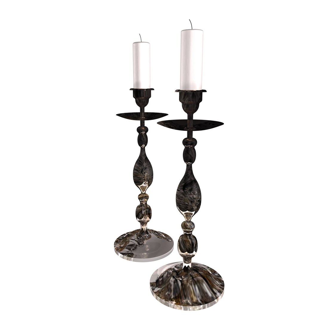 Candle Holder 3d Model 