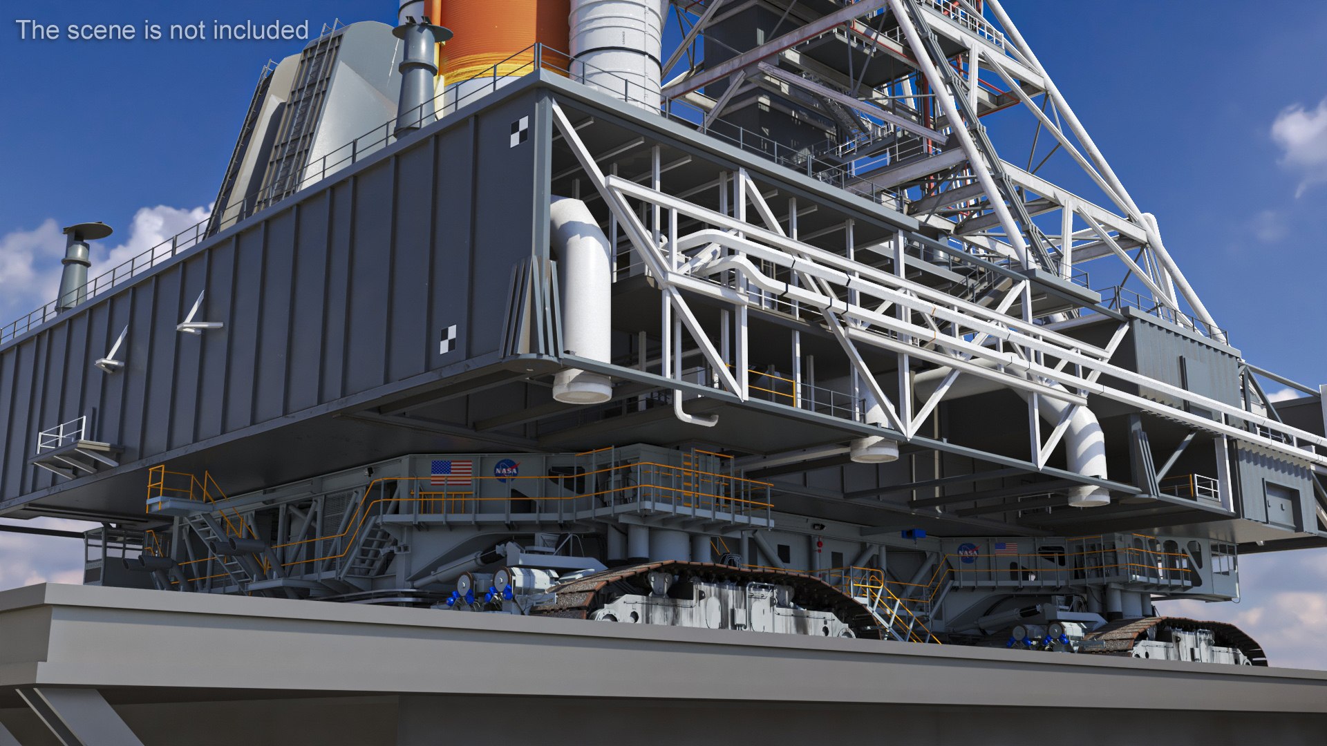 3D Space Launch System with Crawler Transporter and Launch Pad https://p.turbosquid.com/ts-thumb/s8/XwdNA9/vg/reproduction__space_launch_system_with_crawler_transporter_and_launch_pad_002/jpg/1735668120/1920x1080/fit_q87/129ae76b93b55c3454165f824d0d3214f457260e/reproduction__space_launch_system_with_crawler_transporter_and_launch_pad_002.jpg
