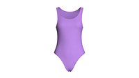 Girls Sleeveless High-Cut Bodysuit