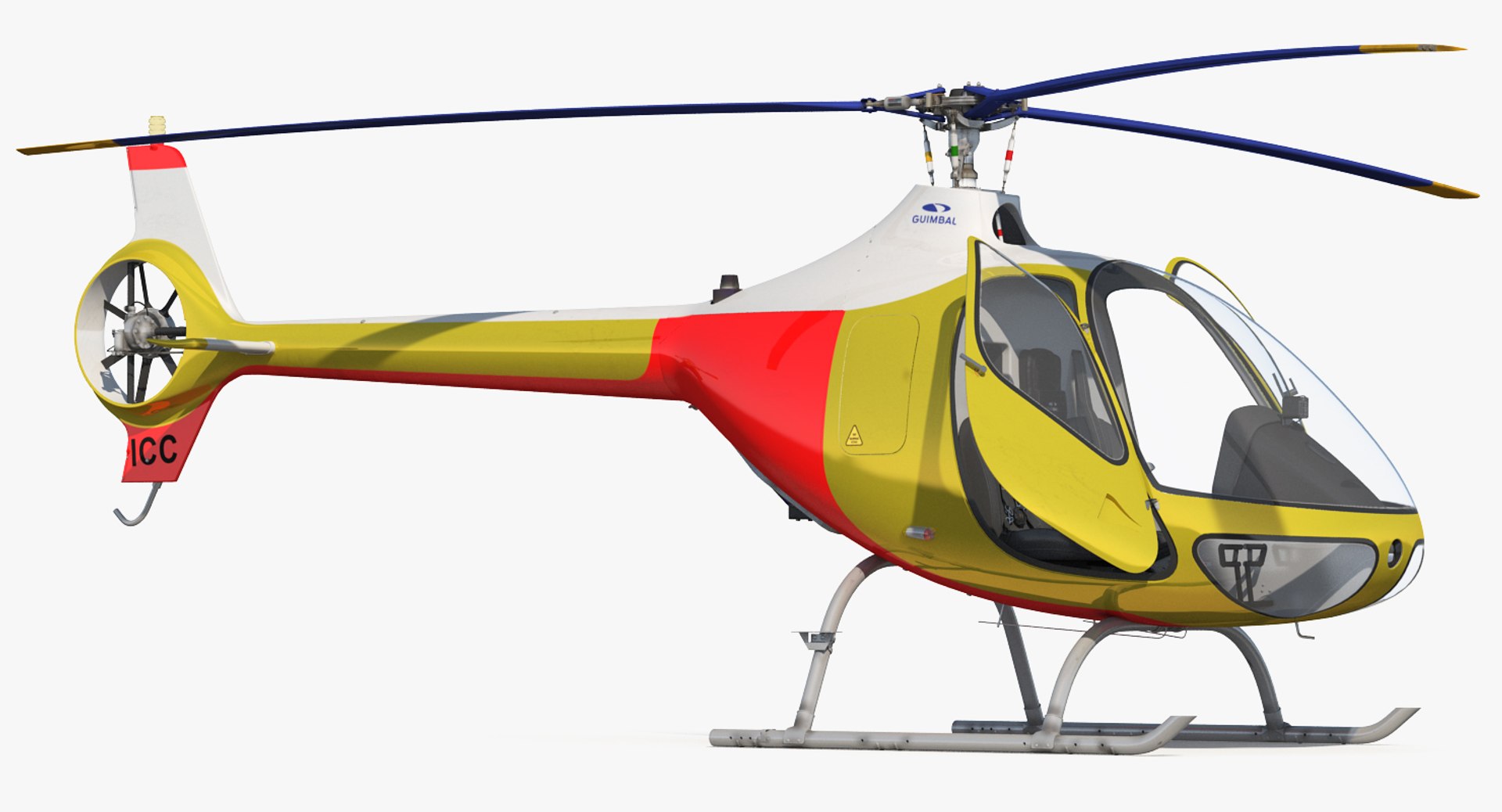 max light helicopter generic rigged
