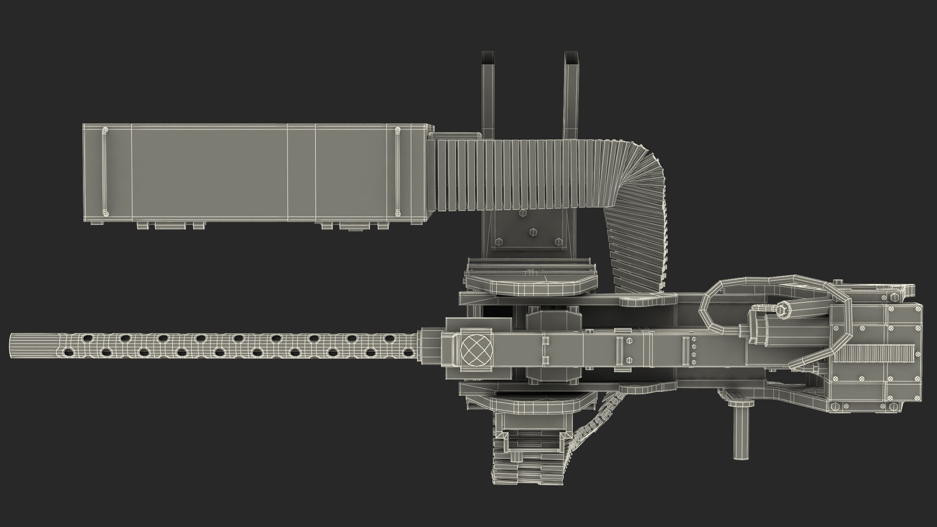 Gau 18 machine gun 3D model - TurboSquid 1560724