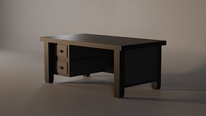 Low-Poly Modern Table 3D