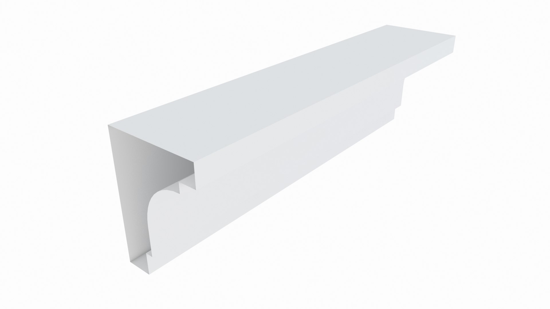 Cornice 83 Straight 3D Model - TurboSquid 2022937