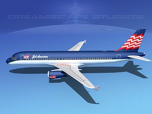 3d a320 airbus passenger jet