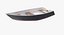 Small Aluminum Fishing Boat 3D Model