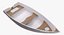 Small Aluminum Fishing Boat 3D Model