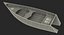 Small Aluminum Fishing Boat 3D Model
