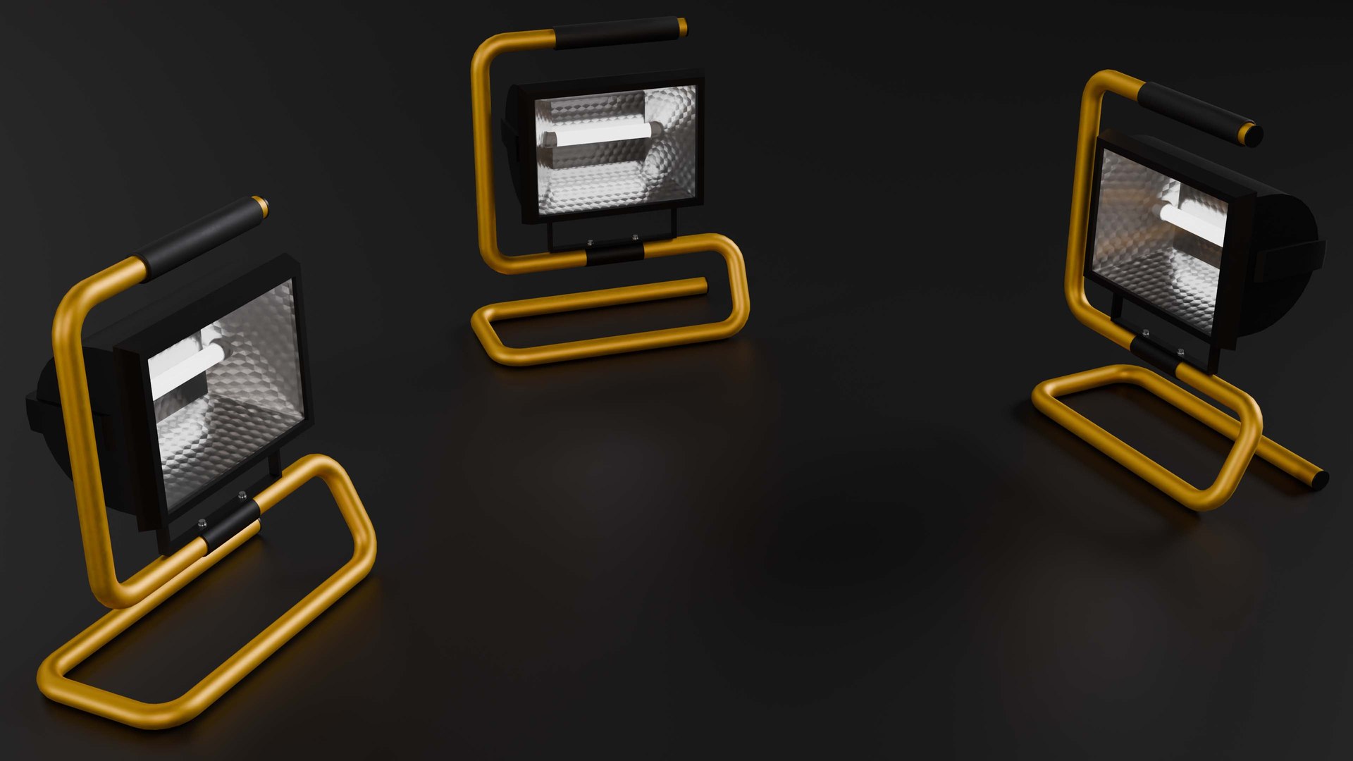 Portable Construction Light Model - TurboSquid 2431854