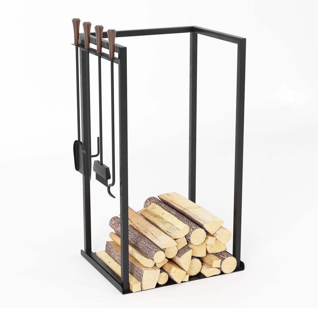 Fireplace Accessories Set 3D - TurboSquid 2005040
