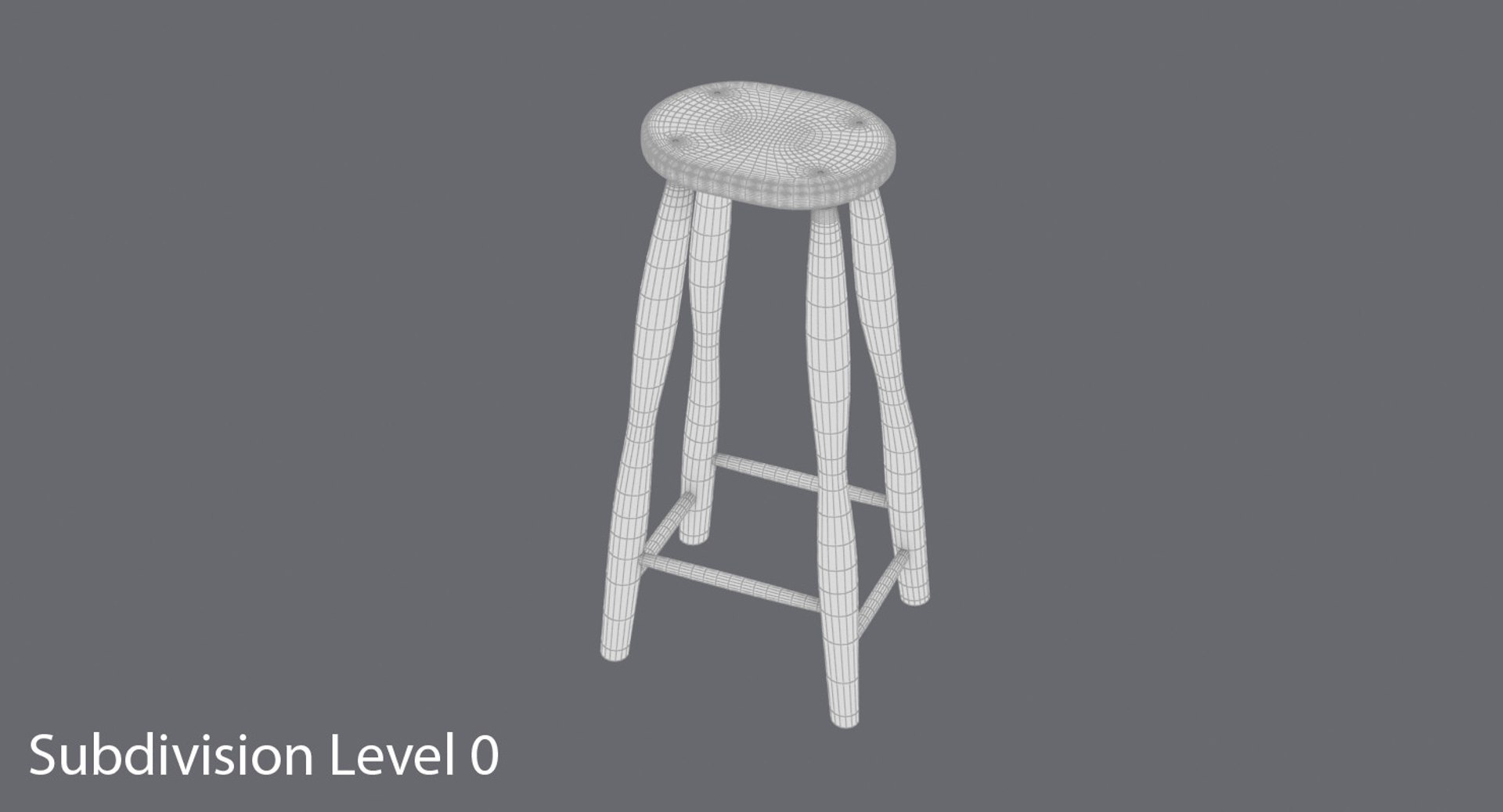 3D Rustic-stool-02 - TurboSquid 1156136