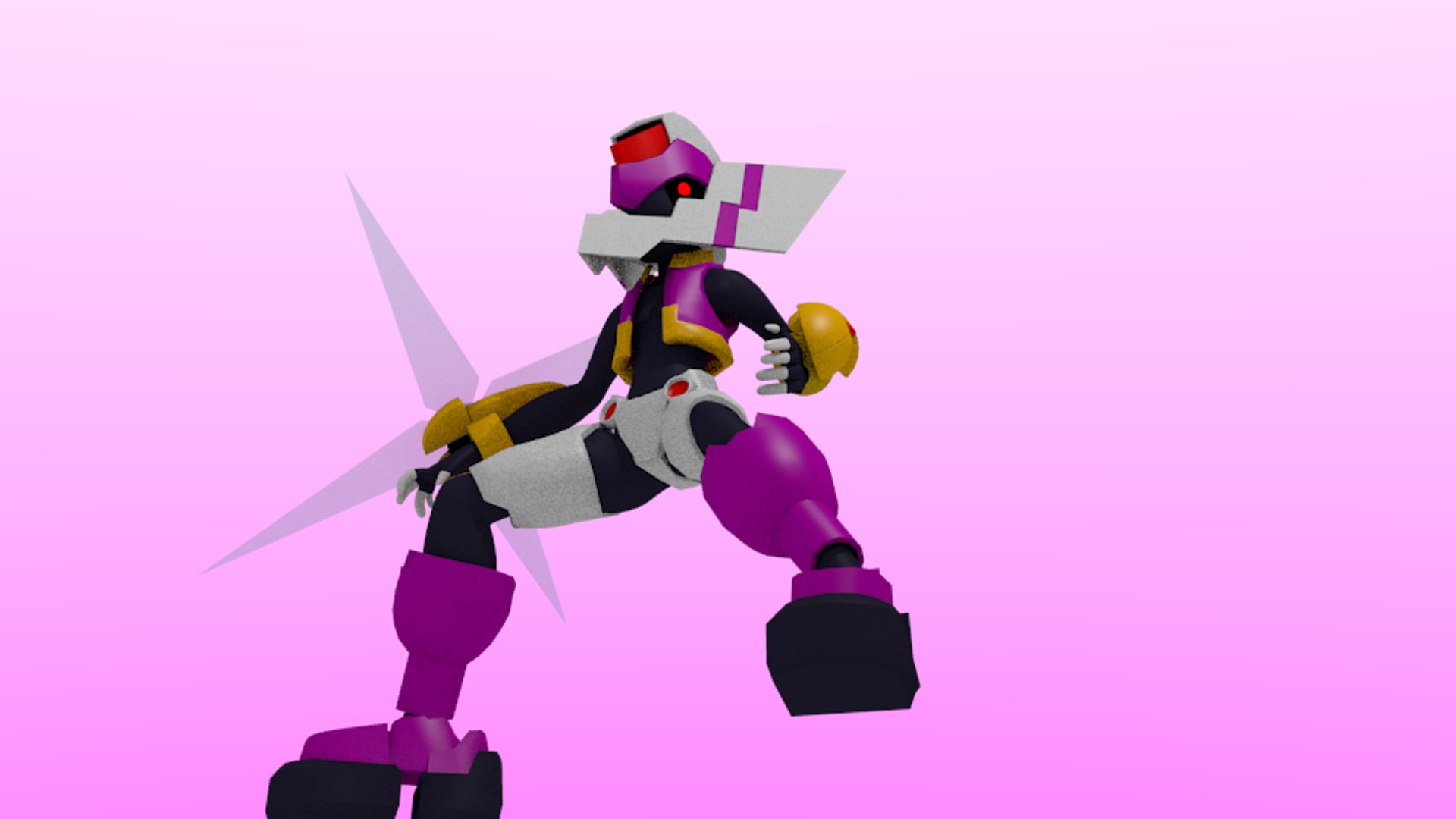 3Dアート ArtStation - Model w- Megaman ZX Advent