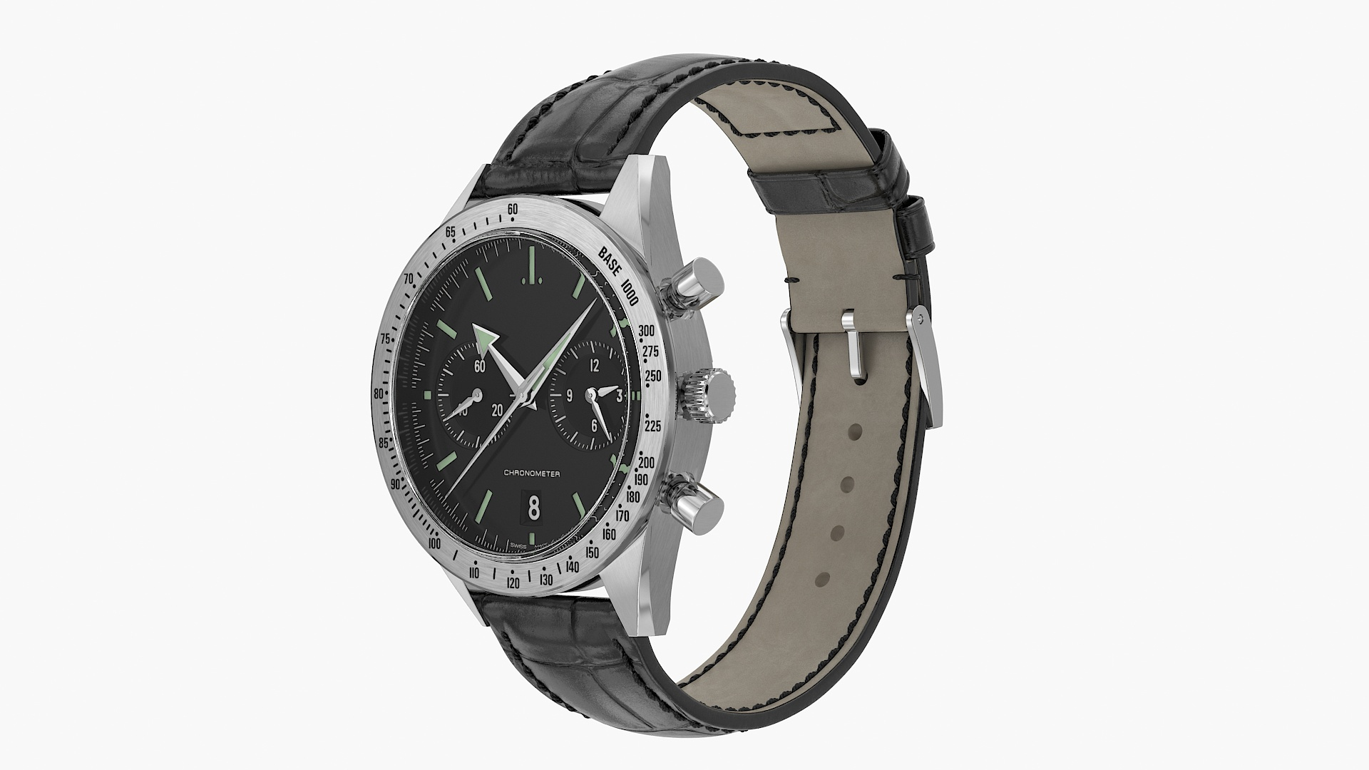 3D Chronometer Watch Closed Leather Bracelet Black DialMAX model https://p.turbosquid.com/ts-thumb/s8/yezDNl/cz/tt1/jpg/1683754413/1920x1080/turn_fit_q99/39d451ee84e70294533445ff4dd865f0828d1436/tt1-1.jpg