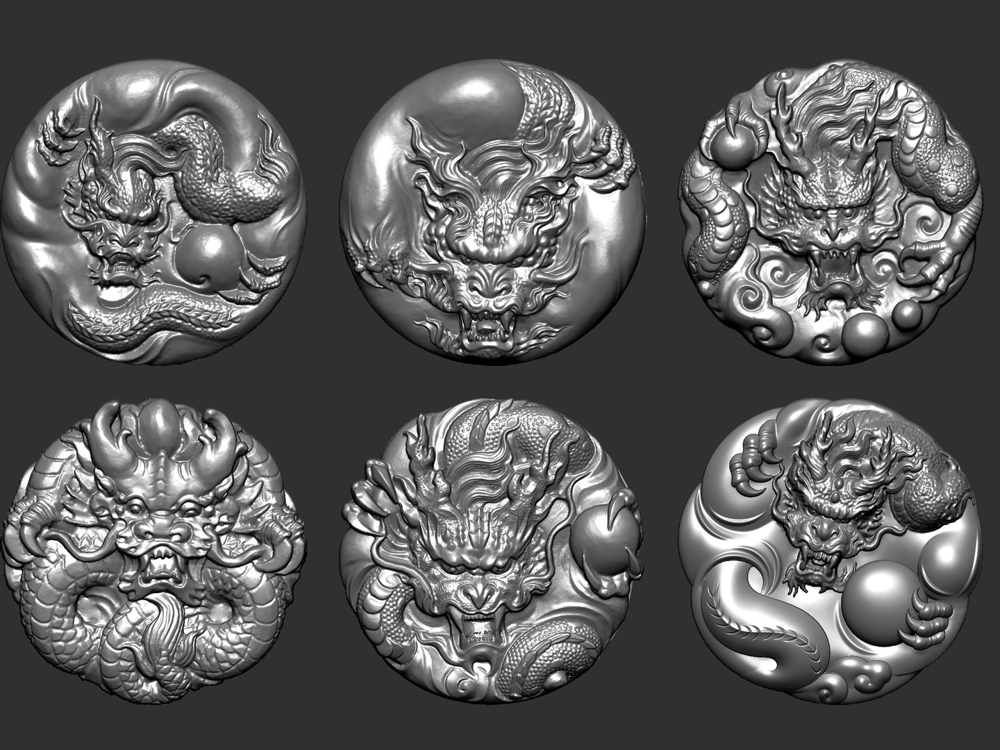 6 dragon pendants 3D model https://p.turbosquid.com/ts-thumb/s9/02gjzt/OI/1/png/1703338179/1920x1080/fit_q87/912dd6da39435dd3fcd5ba2d1fc4a1e4ba632eab/1.jpg