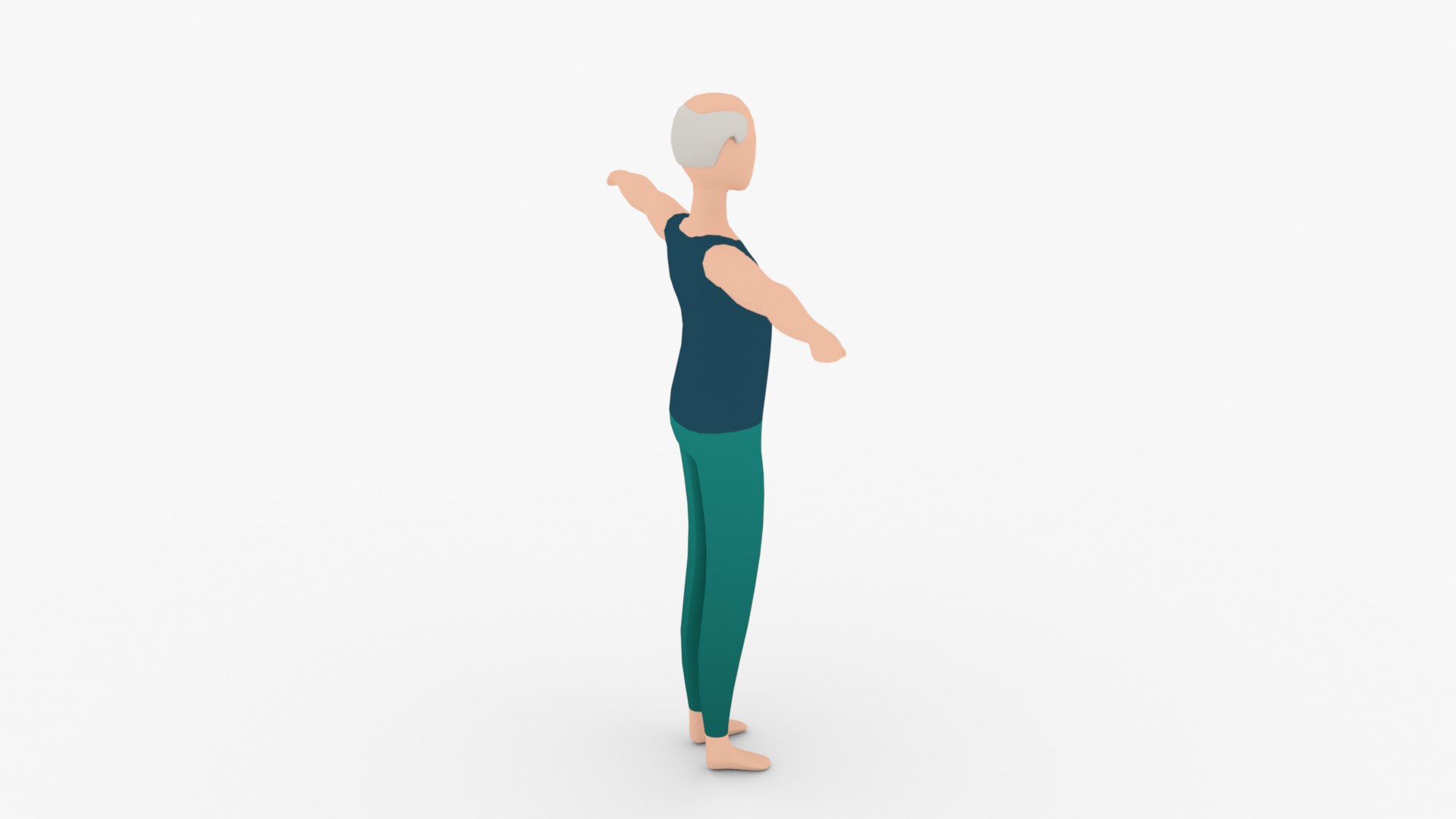 3D Rigged Patient Modern Motion Graphics Stylised - TurboSquid 1908767