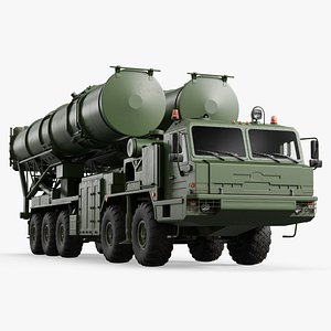 3D Russian S-500 Prometheus SAM Launcher Simplified