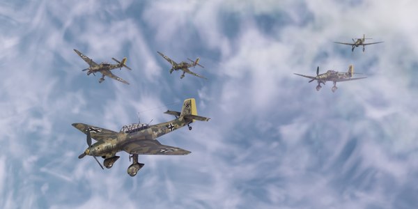 modelo 3d Junkers Ju 87 stuka Berlín diseño - TurboSquid 1785337