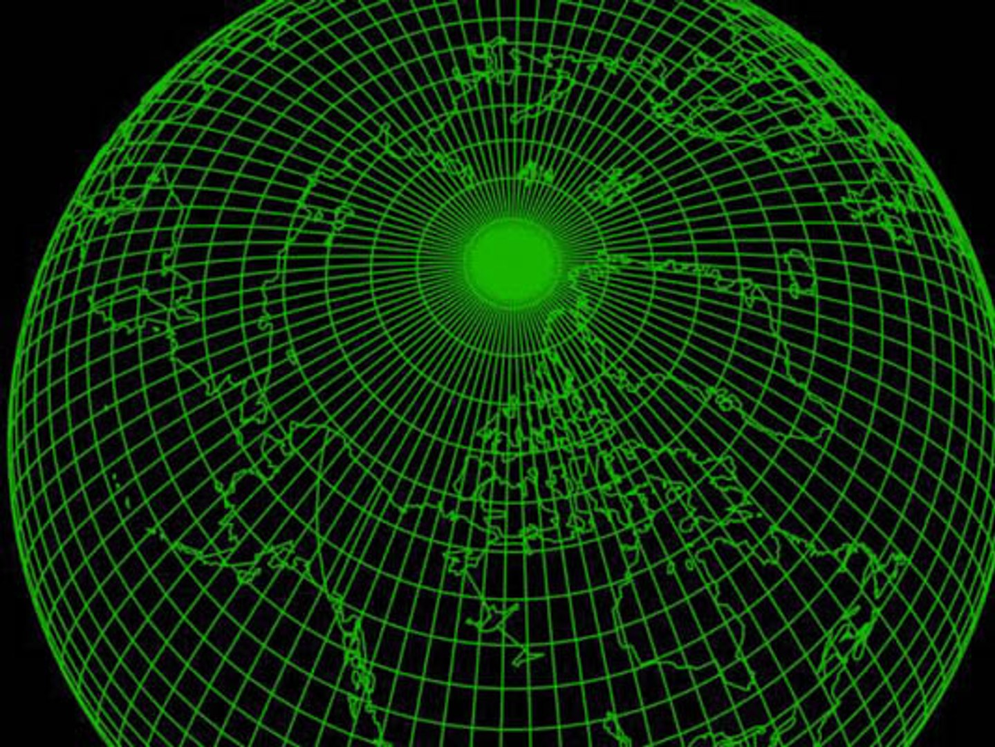 Globe Wireframe 3d Model