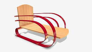 3D Red Sled